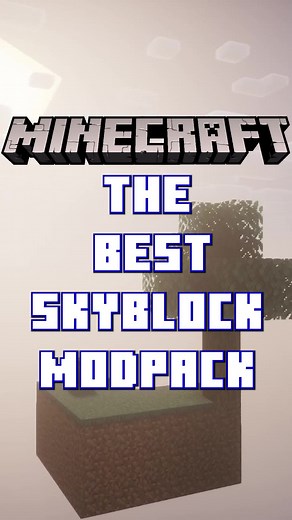 Minecraft THE Best Skyblock Pack #minecraftmods #minecraftmemes #minecraft