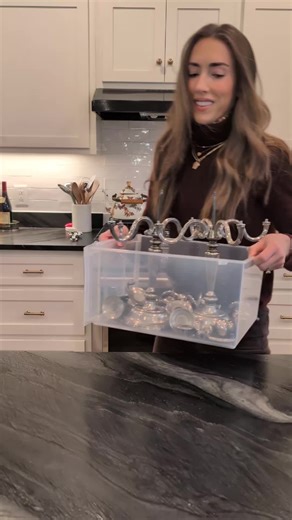 Polishing Silver Candelabras for a Gathering
