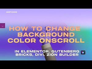 How to Change the Background Color Of a Section As It Scrolls Into View Using Motion Page