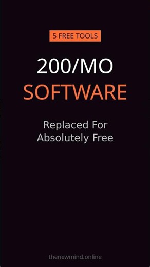 This Free AI Stack Replaces $200/Month of Software #Shorts