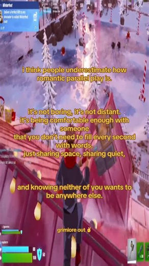 im absolutely fine with clingy but some parallel play could be nice here and there #stretchtok #relationship #real #fortnite #bringbackfingersinmouth