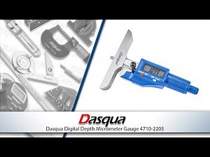 DASQUA DIGITAL DEPTH MICROMETER GAUGE 0 150MM 4710-2205 (RDG TOOLS)