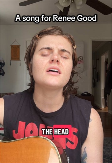 These words just sort of came to me this morning and when I went to film it I didn’t expect to totally burst into tears at the end. Thank god my humanity is still intact. I think it’s important to feel, to not stuff it all down. To let the grief of state violence everywhere break our hearts over and over again. Rest in absolute peace Renee Good - you WERE good ❤️ #reneegood #minneapolis #ice