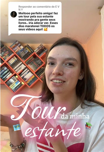 Respondendo a @E V N Y Tour pela minha estante! #booktok #tour #estantedelivros #leitores #livros