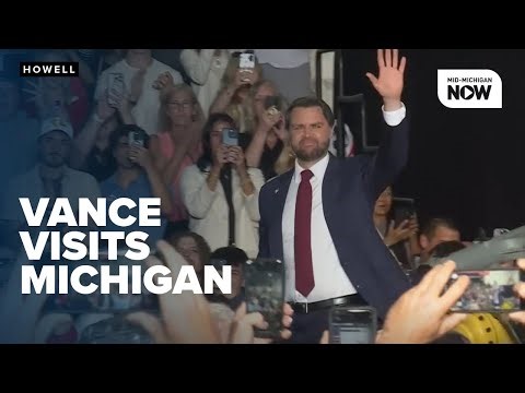 Vice President JD Vance visits Michigan to tour a manufacturing plant and give speech