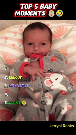 Top 5 Hilarious Baby Reactions You Can't Miss! 👶🤣#baby #cutebaby