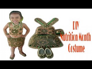 DIY Nutrition Month Costume (Munggo at Mani) Champion ang Bessie Anndi ko