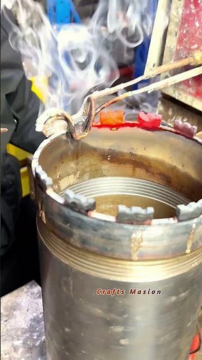 Brasage industriel des segments de couronnes diamantées