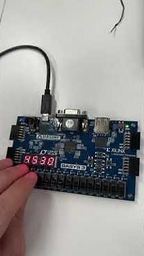 ٌReal time digital clock ||Demo FPGA#fpga #vivado #electronic #altera #design #quartus #processor