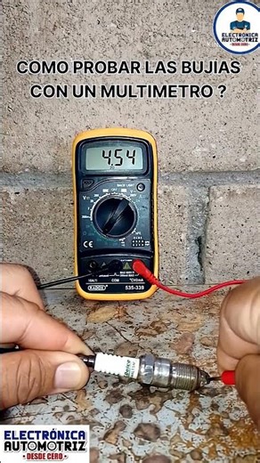 HOW TO TEST SPARK PLUGS WITH A MULTIMETER!!! #automotiveelectronics #automobile