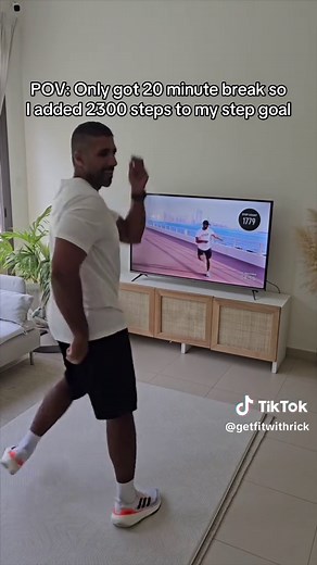It’s so easy to add steps to your step goal in the middle of the day! No time no problem Find more on YT Get Fit With Rick Lose weight with low impact workouts at home! #highproteindiet #workout #weightlossinspiration #nutritioncoach #nutritiontips #weightlosshelp #walkingworkout #highproteinlowcarb #workoutroutine #weightlosscommunity #workouttips #weightlosstransformation #highproteinmeals #buildinghabits #highprotein #weightloss #nutrition #workoutmotivation
