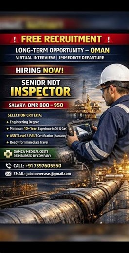 Oman NDT Inspector Jobs 15 Apr 2026 | Saudi Fabricator Jobs | Kuwait Catering Jobs | Gulf Jobs Updat
