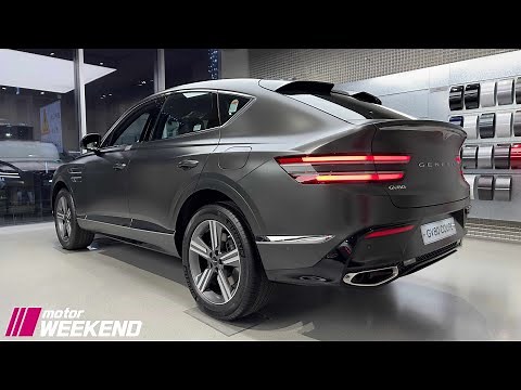 2025 Genesis GV80 Coupe 3.5T AWD Matte Storr Green with 20 inch Wheel Detail Look [4K]