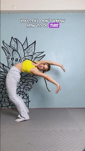 Backbend Fall is Easy🔥 Beginner Tips🙃 #howto #gymnast #flexibility #backbend
