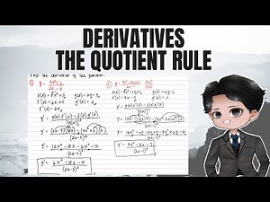 DERIVATIVES | THE QUOTIENT RULE | PROF D