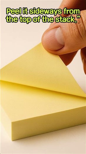 Why Your Post-it Never Sticks Flat