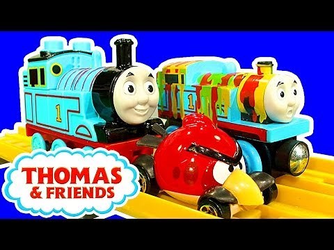Thomas The Tank Mega Bloks Deluxe Starter Set Buildable Sodor Island Crashing Trains Fun