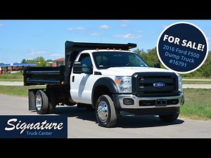 FOR SALE! - 2016 Ford F550 Dump Truck