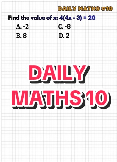 DAILY MATHS 10: Distributive Property of Multiplication #BasicMath #LearnOnTikTok #basicmathgaming #fyp #distributiveproperty