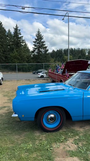 That’s a whole lot of Corporate Blue 😍 1968 Plymouth Road Runner 383/4-speed • • • • • #fblifestyle #cargram #americanmuscle #mopar #moparornocar | Dezzys SpeedShop