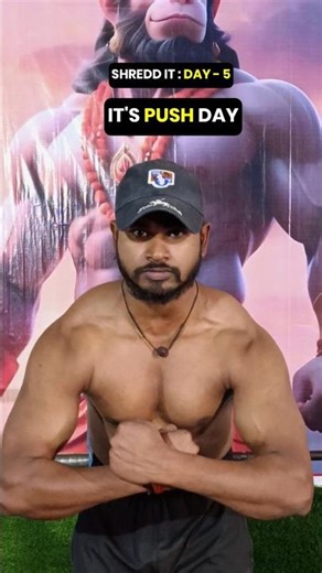 shred it series day 5 chest triceps workout, fat loss journey #fatloss #sixpackabs