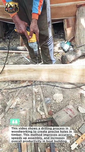 Drilling Precision in Woodworking – Fast & Efficient Boat Building Process