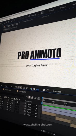 Sheikh Sohel | Motion Design & Logo Animation on Instagram: "Learn how to create a clean wordmark logo animation in After Effects using a complete, professional workflow. In this tutorial, I break the animation into multiple scenes, show how to control individual letters, animate paths, use the graph editor properly, and bring everything together into a polished logo animation. If you’re into logo animation, typography motion, or branding animation, this one is worth watching. #logoanimation #wo