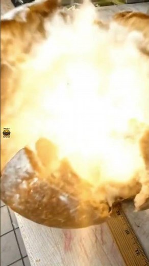 Exploding #sourdough bread loaf