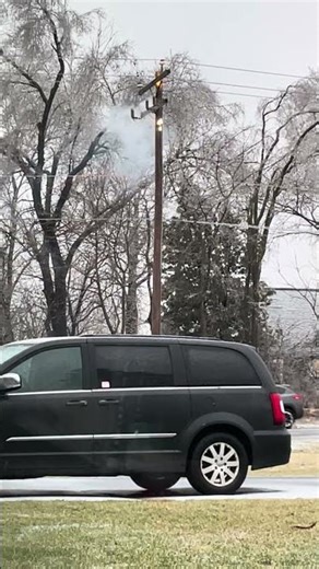 Our power line exploded!