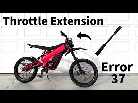 Talaria XXX Throttle Extension Wire // Error Code 37 Fix