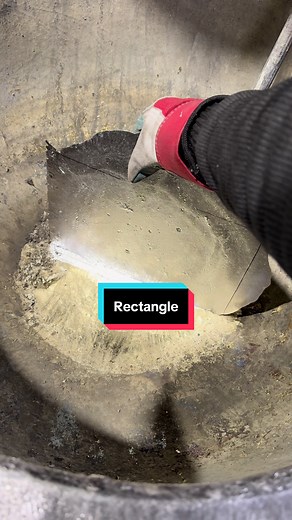 Molten Metal Rectangle Pour