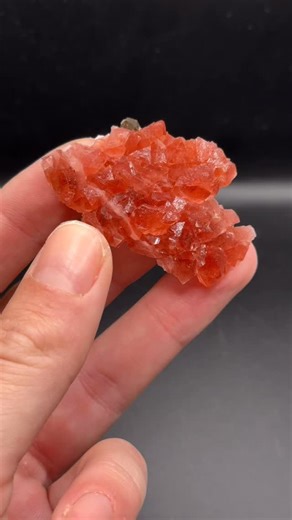 Beautiful red fluorite from Point Kurtz, Chamonix, France | Patrick Arkfeld
