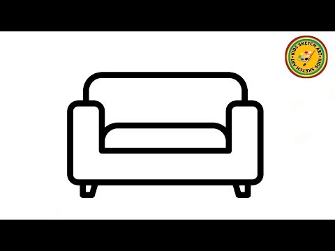 how to Draw a Sofa Step by Step | Easy Sofa Drawing for Kids