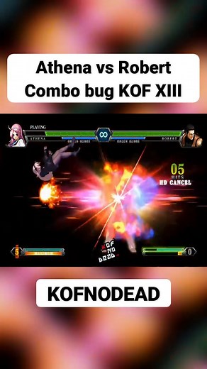 138K views · 1K reactions | Athena vs Robert combo bug en kof 13 #kof #kofnodead #kofxiii #athenaasamiya #comboskof | KOFNODEAD | Facebook