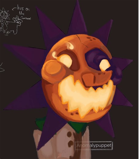 My drawing is buns but oh well. I have to do my coursework now 🥲 #jackomoon #fnaf #digitalart #securitybreach #helpwanted2