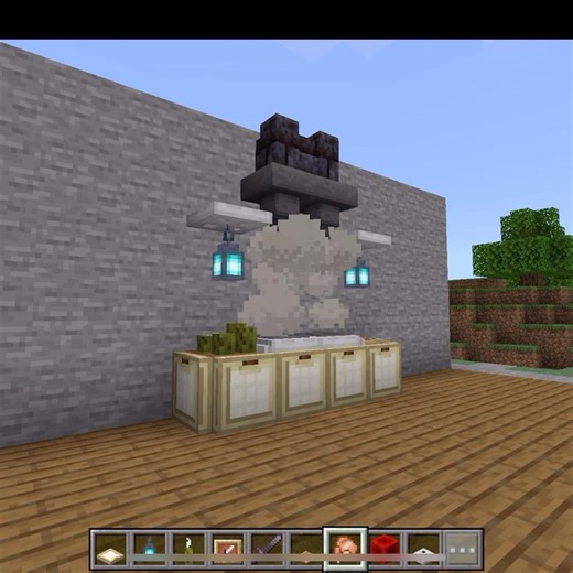 Realistic Kitchen Build! | Minecraft | #shorts