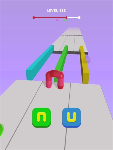 BLOB RUN 3D, Fun Game level 122 面白いビデオゲーム #shorts #foryou #mobilegame #게임