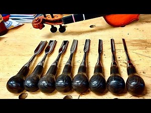 Let's make a set of violin maker scroll gouges!