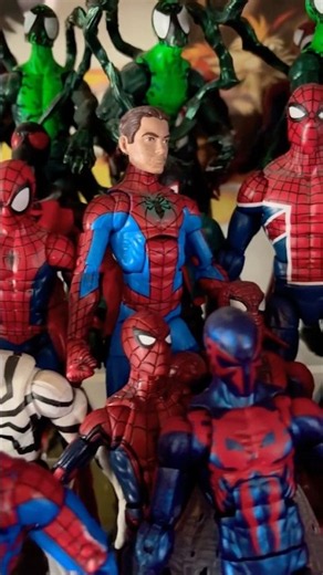 Crazy Hasbro Marvel Legends Spider-man Action Figure Collection!!