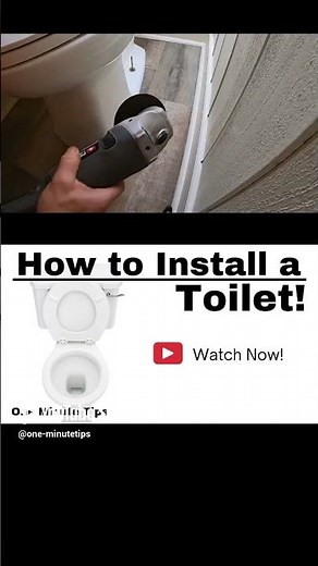 HOW TO INSTALL A TOILET SEAT! One Minute Tips - Home Repairs #shorts #shortsvideo