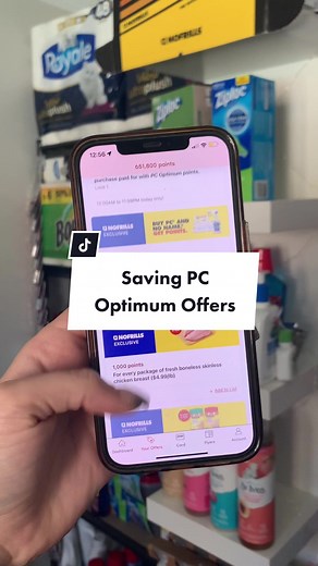 Heres how to save your PC Optimum Offers! #livingonaloonie #couponingincanada #pcoptimumpoints #canadiancouponing