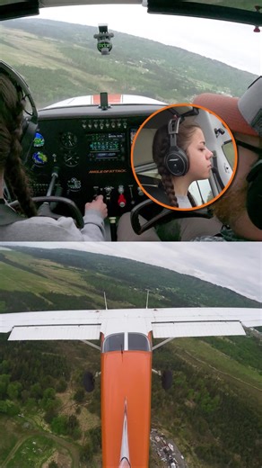 POV: your first textbook landing 🛬 Inside Angle of Attack training, watch Sienna nail this Cessna 172 approach—could you stay this calm? ✈️ #studentpilot #flighttraining #cessna172 #aviation #learntofly