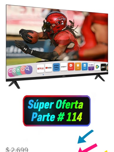 Súper Oferta De Mercado Libre Parte # 114 Pantalla Smart TV Ghia de 32 pulgadas Con El 18% De Descuento #smartv #smarttv #ghia #pantalla #pantallas