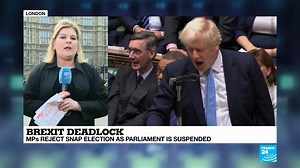 1.3K views · 32 reactions |  Brexit: For the second time in a week, lawmakers rejected PM Boris Johnson’s request to try and break the deadlock through an early national election. Parliament is now suspended until October 14, but the drama will almost certainly continue ⤵ | FRANCE 24 English | Facebook