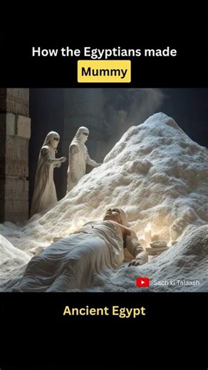 How Ancient Egyptians Turned Dead into Mummies 😨 #viral #ancient #history #egypt #trend #trending