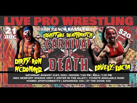 Husband vs Wife Intergender LIGHTTUBE DEATHMATCH; Dirty Ron McDonald vs Lovely Lucia