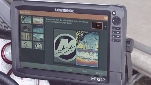 Introducing the Mercury VesselView Link Through the VesselView Link module with HDS Gen3 and HDS Gen2 Touch you can now display engine data like RPM, speed, fuel remaining, battery voltage and trim tab data. All on a single interface and at the touch of a finger. | Lowrance