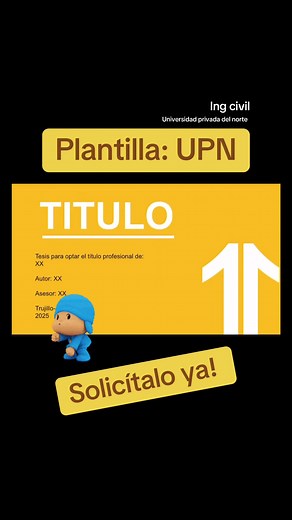 Plantilla para Diapositivas de Tesis UPN 2025