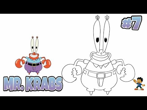 How to Draw Mr. Krabs from SpongeBob