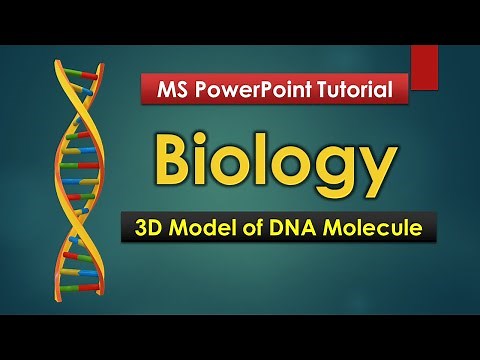 Animated PowerPoint Slide Design | 3D Model of DNA Molecule Tutorial